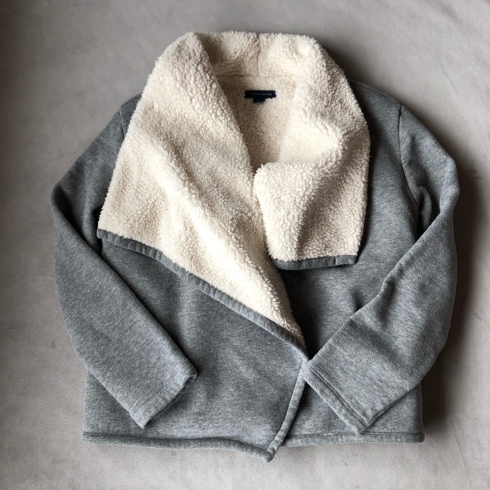 Tommy Hilfiger ~ Sherpa Fleece Lined Jacket ~ Girls Size Large 12-14